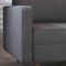 Flash Furniture Dark Gray Faux Linen Upholstered Tufted Chair IS-PC100-DKGY-GG - alternate 6